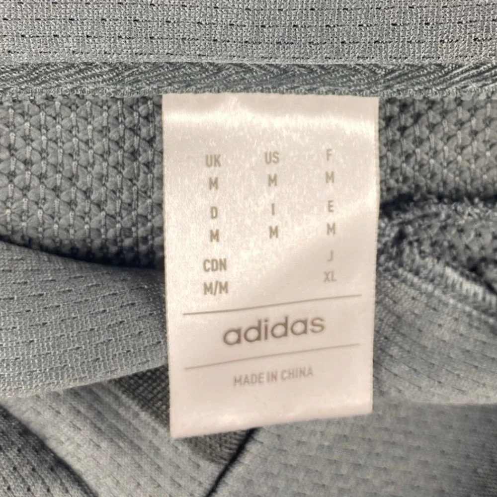 Adidas Sportswear Mens‎ Mesh Hoodie Carbon Grey Black IC2418 Size Medium